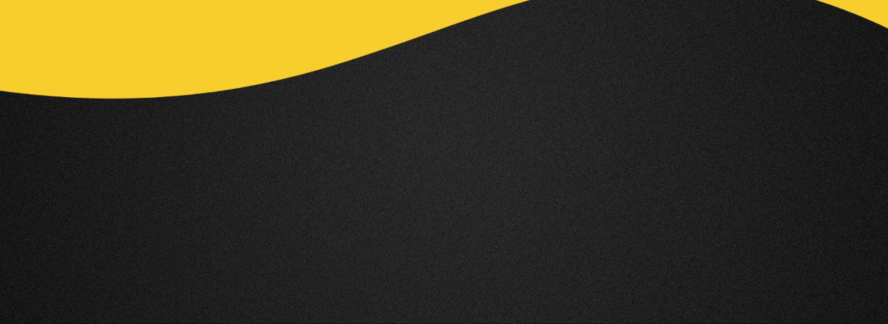 Fundo do banner contendo ondas em amarelo com cor predominante escura